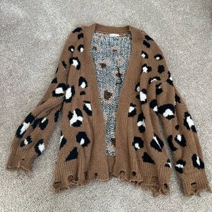 Cheetah cardigan